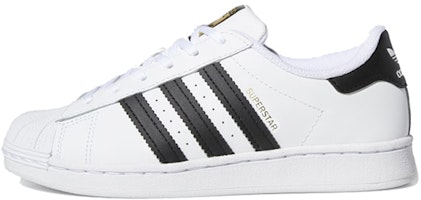 (Preschool) (Grade School) adidas Superstar J 'White Black' FU7714 (Preschool) (Grade School) adidas Superstar J 'White Black' FU7714