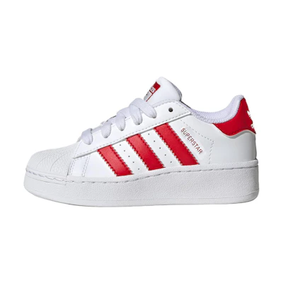 (PS) (GS) adidas Superstar XLG Little Kid 'White Scarlet'