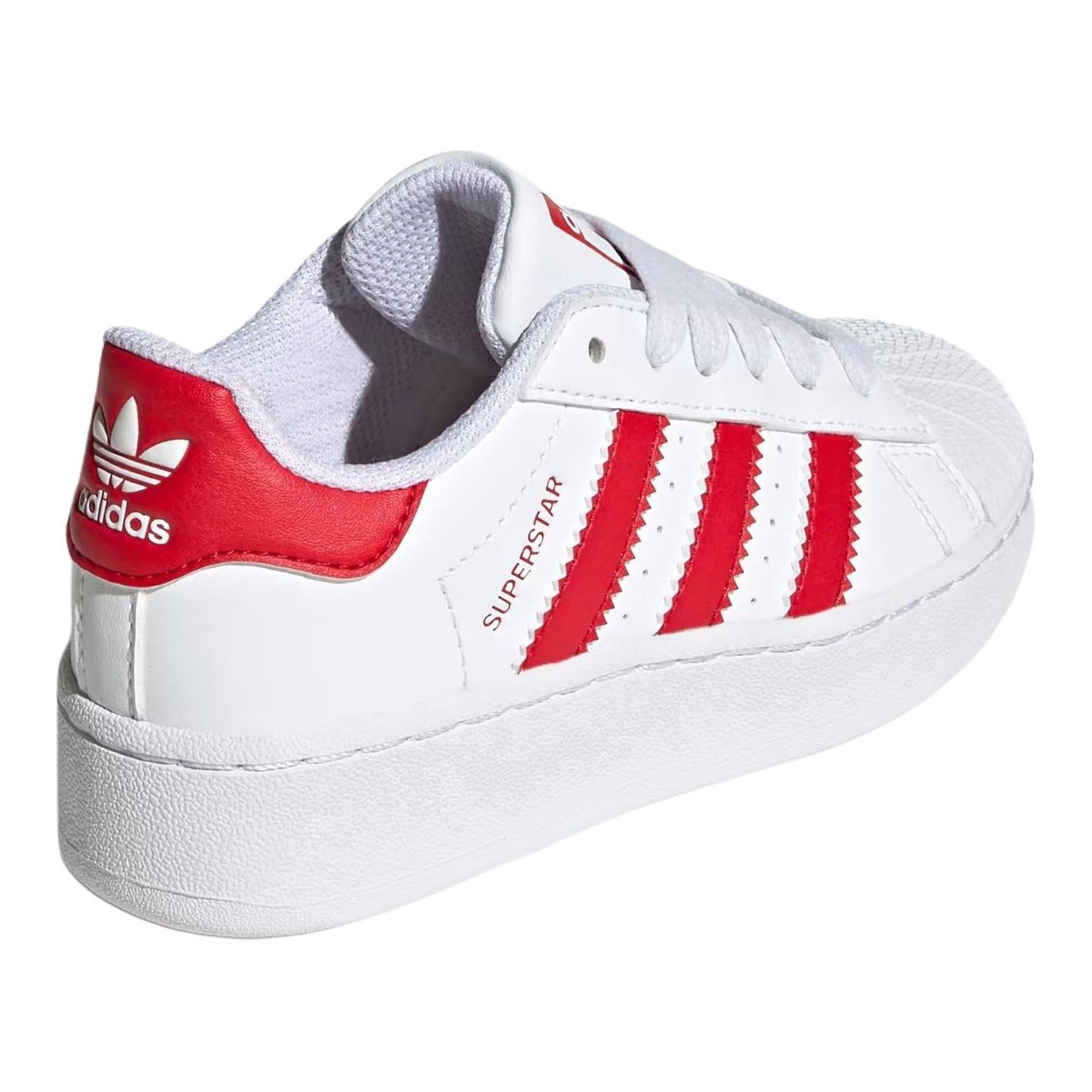 Shop (PS) adidas Superstar XLG Bambino ''Bianco Scarlatto'' (Grade School) IF8429