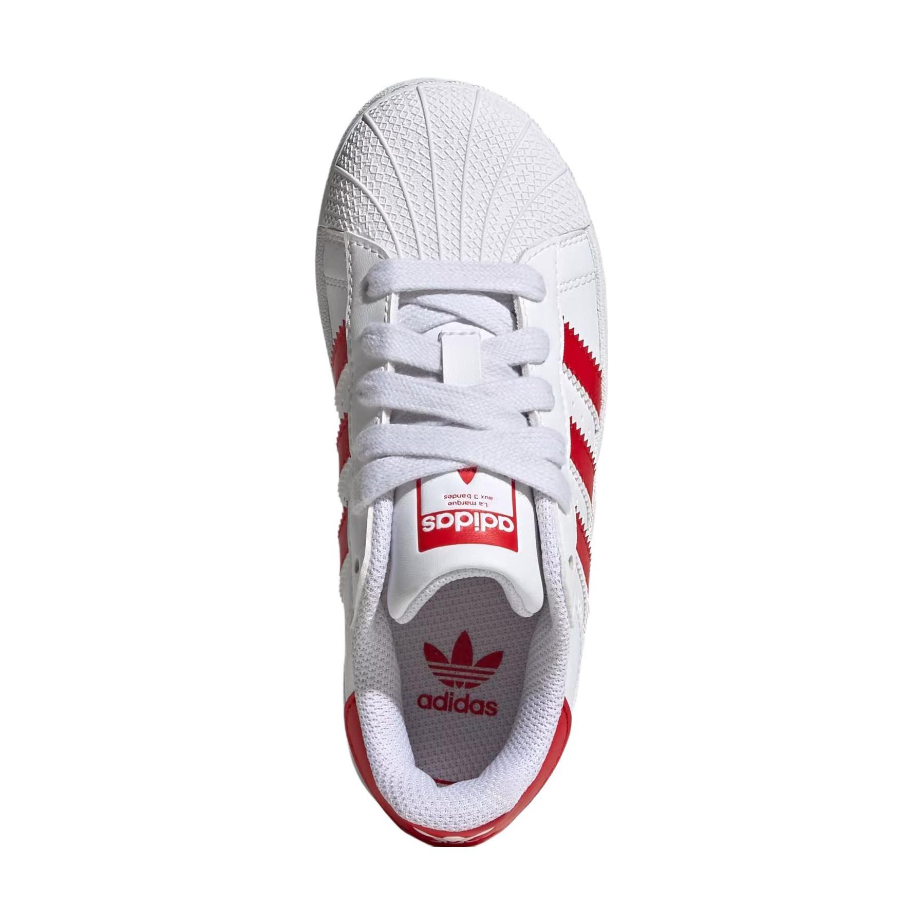 Purchase (PS) adidas Superstar XLG Bambino ''Bianco Scarlatto'' (Grade School) IF8429