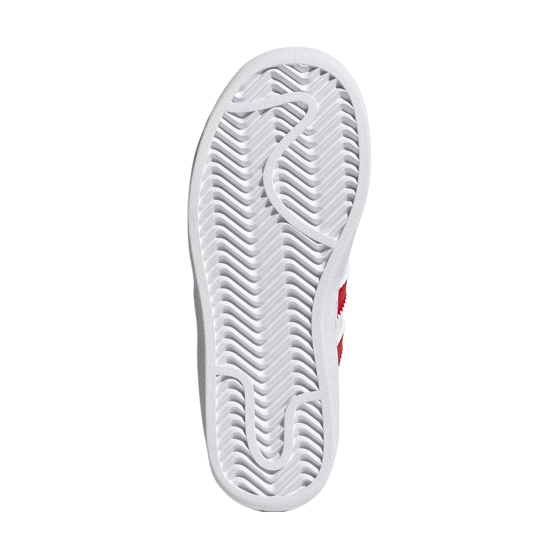 Details for (PS) adidas Superstar XLG Bambino ''Bianco Scarlatto'' (Grade School) IF8429