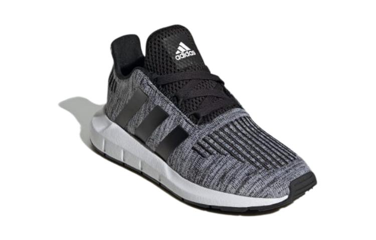 (PS) (GS) adidas Swift Run 1.0 Little Kid 'Black White' 圖 2
