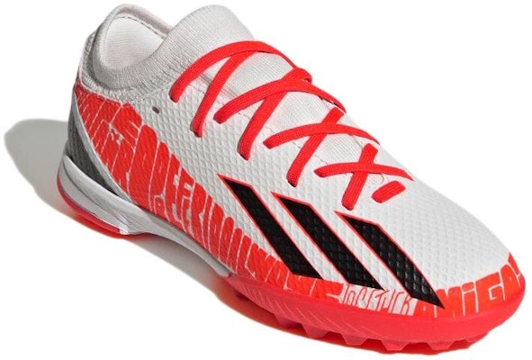 (Youth) (Grade School) adidas X Speedportal Messi.3 TF 'White Solar Red' GW8396 Lookbook (Youth) (Grade School) adidas X Speedportal Messi.3 TF 'White Solar Red' GW8396
