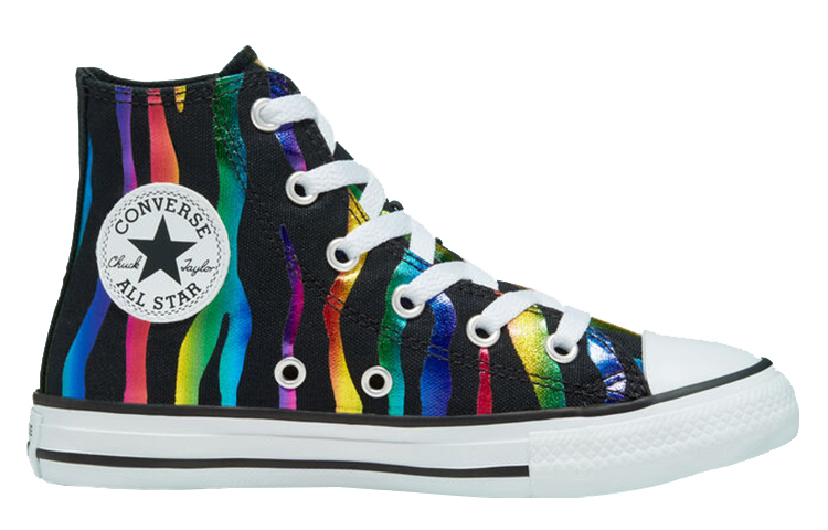 Order (PS) (Grade School) Converse Chuck Taylor All Star Tinggi 'Zebra Arkib - Hitam' 667601F