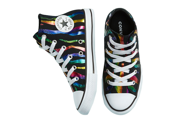 Shop (PS) (Grade School) Converse Chuck Taylor All Star Tinggi 'Zebra Arkib - Hitam' 667601F