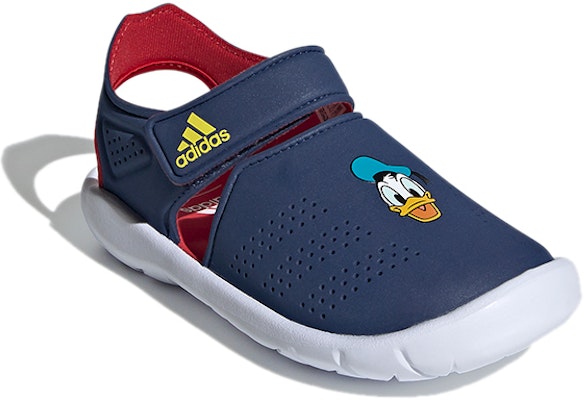 (Preschool) (Grade School) Disney x adidas FortaSwim Stripes 'Donald Duck' FW6051 Lookbook (Preschool) (Grade School) Disney x adidas FortaSwim Stripes 'Donald Duck' FW6051