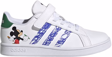 (Preschool) (Grade School) Disney x adidas Grand Court 'Mickey and Minnie Mouse' GZ3319 (Preschool) (Grade School) Disney x adidas Grand Court 'Mickey and Minnie Mouse' GZ3319