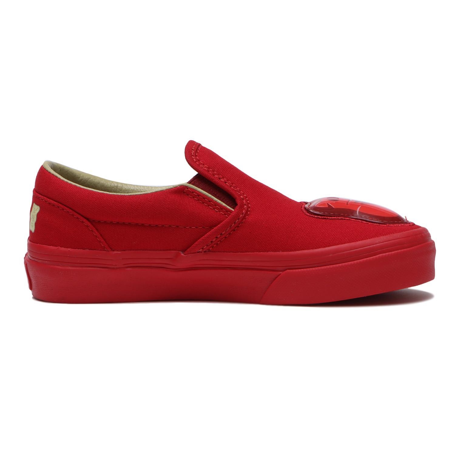 Order (PS) (Sekolah Rendah) Haribo x Vans Classic Slip-On 'Goldbears' VN0009R7RED