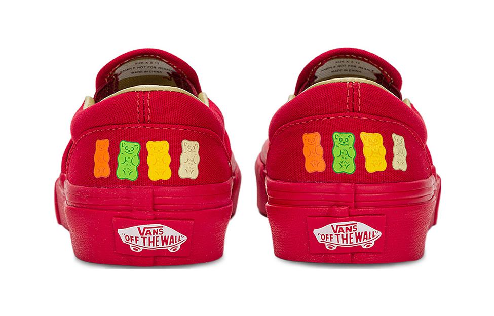 Shop (PS) (Sekolah Rendah) Haribo x Vans Classic Slip-On 'Goldbears' VN0009R7RED