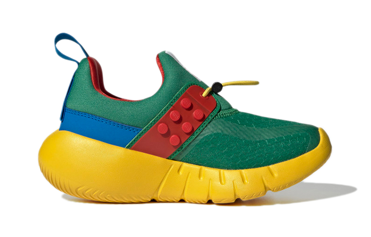Order (PS) (Grade School) LEGO x adidas RapidaZen ''Core Green'' Kinder Sneakers Grün H05282