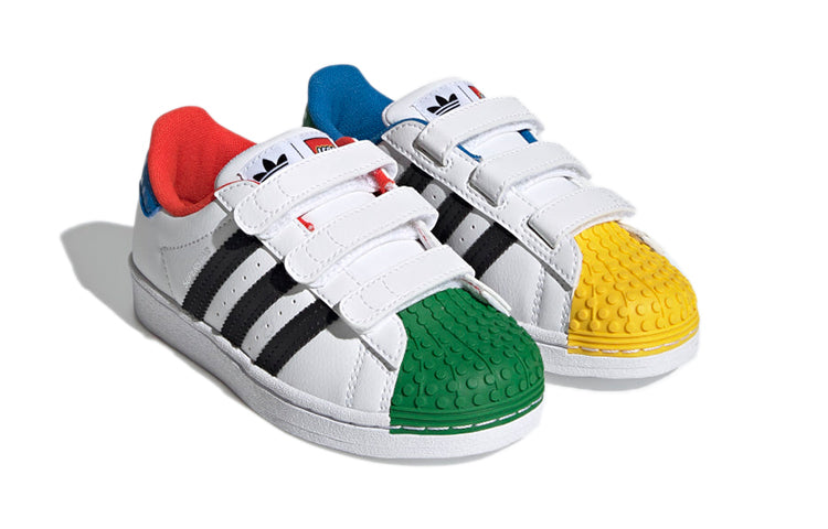 Shop (PS) レゴ×アディダス スーパースター CF (白黄緑) H03964