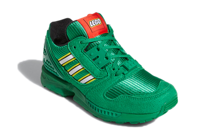 Lookbook (PS) 레고 x 아디다스 ZX 8000 '컬러팩 - 그린' (초등학생용) GZ8208