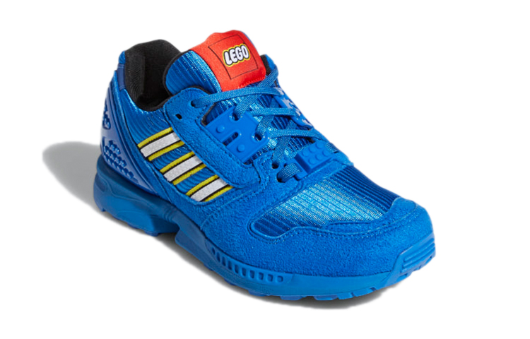 Lookbook (PS) (Grade School) LEGO x adidas ZX 8000 'Paquete de Color - Azul Brillante' GZ8210