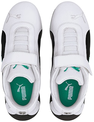 (Preschool) (Grade School) Mercedes-AMG Petronas Motorsport x Puma R-Cat 'White Black' 306623-02 Lookbook (Preschool) (Grade School) Mercedes-AMG Petronas Motorsport x Puma R-Cat 'White Black' 306623-02
