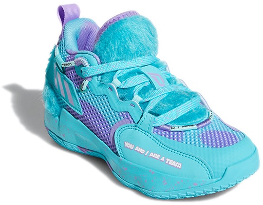 (PS) (Kanak-kanak) Monsters Inc. x adidas Dame 7 EXTPLY Little Kid 'Sulley' S28977 Lookbook (PS) (Kanak-kanak) Monsters Inc. x adidas Dame 7 EXTPLY Little Kid 'Sulley' S28977