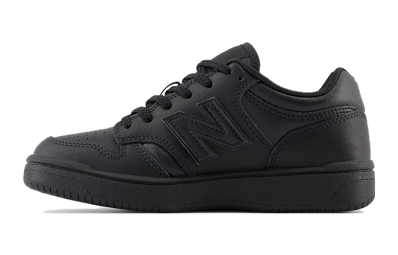 (Preschool) (Grade School) New Balance 480 Little Kid 'Triple Black' PSB4803B