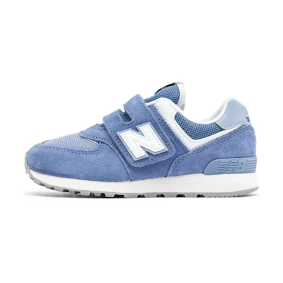 (PS) (GS) NB 574 Hook & Loop Little Kid 'Mercury Blue'