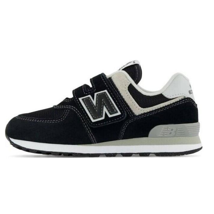 (Preschool) (Grade School) New Balance 574 Hook & Loop Little Kid 'Core Pack - Black' PV574EVB