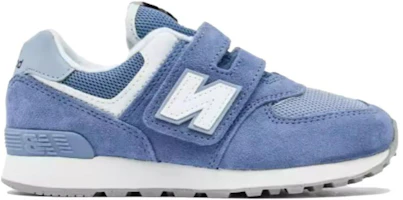 Order (PS) 뉴발란스 키즈 574 메탈블루 찍찍이 (New Balance Kids 574 Metal Blue Velcro) PV574FDG
