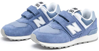 Lookbook (PS) 뉴발란스 키즈 574 메탈블루 찍찍이 (New Balance Kids 574 Metal Blue Velcro) PV574FDG
