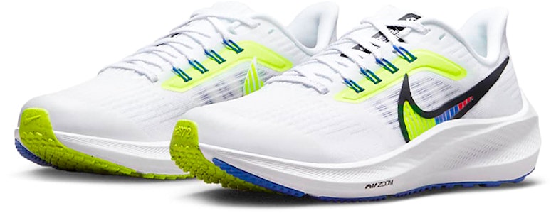 (幼稚園) (小學)Nike Air Zoom Pegasus 39 "白色 電光 藍色" DM4015-100 Lookbook (幼稚園) (小學)Nike Air Zoom Pegasus 39 "白色 電光 藍色" DM4015-100