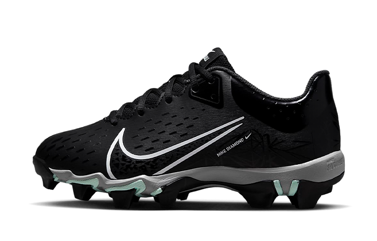 (Preschool) (Grade School) Nike Hyperdiamond 4 Keystone GG 'Black Dark Smoke Grey' CZ5919-010