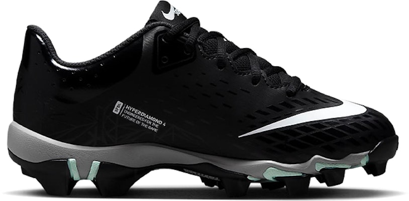 (PS) (Niños) Nike Hyperdiamond 4 Keystone GG 'Negro Gris Humo Oscuro' CZ5919-010 Order (PS) (Niños) Nike Hyperdiamond 4 Keystone GG 'Negro Gris Humo Oscuro' CZ5919-010
