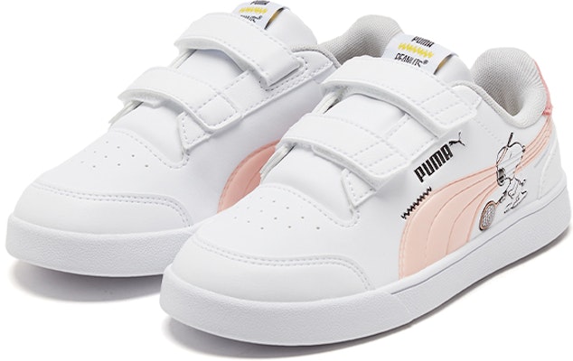 (PS) (Kanak-Kanak) Peanuts x Puma Shuffle 'Woodstock - Putih Aprikot' 375740-02 Lookbook (PS) (Kanak-Kanak) Peanuts x Puma Shuffle 'Woodstock - Putih Aprikot' 375740-02