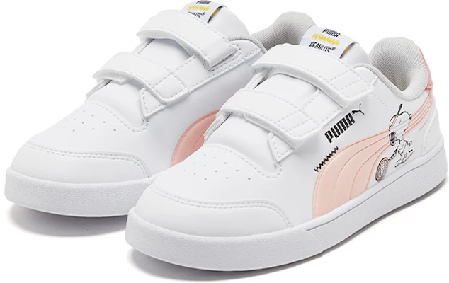 (PS) (小童) Peanuts x Puma Shuffle 小童鞋 '伍德斯托克 - 白杏' 375740-02 Lookbook (PS) (小童) Peanuts x Puma Shuffle 小童鞋 '伍德斯托克 - 白杏' 375740-02