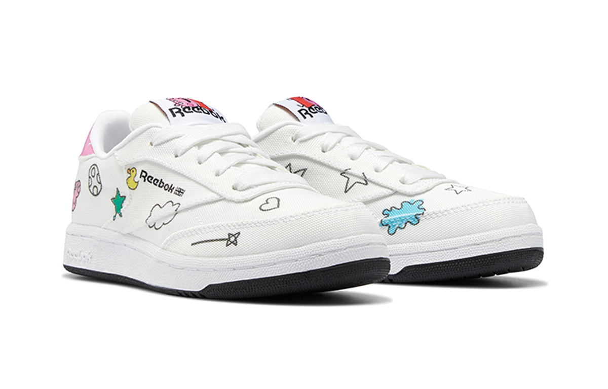 Lookbook (PS) (Reebok Enfant) Peppa Pig x Reebok Club C Slip-On 4 ''Jeu Rêveur'' H05204