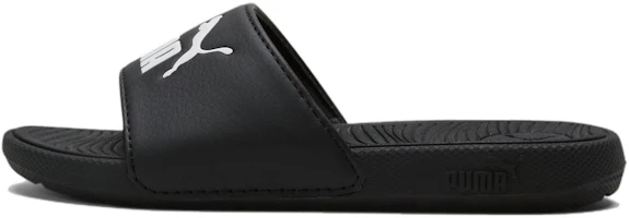 (Preschool) (Grade School) Puma Cool Cat 2.0 Slides Little Kid 'Black White' 390884-01 (Preschool) (Grade School) Puma Cool Cat 2.0 Slides Little Kid 'Black White' 390884-01