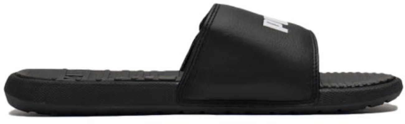 (Preschool) (Grade School) Puma Cool Cat 2.0 Slides Little Kid 'Black White' 390884-01 Order (Preschool) (Grade School) Puma Cool Cat 2.0 Slides Little Kid 'Black White' 390884-01