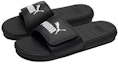 Lookbook (PS) Puma Cool Cat 2.0 Slides Kanak-Kanak Kecil 'Hitam Putih' 390884-01