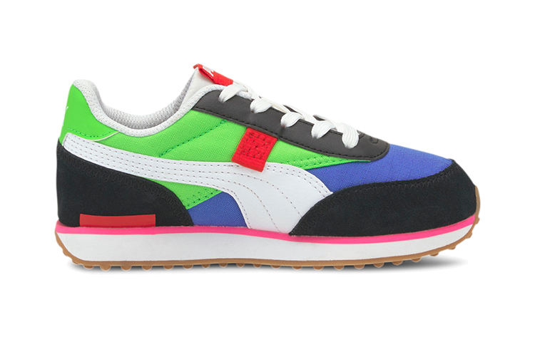 Order (PS) (Enfant) Puma Future Rider Play On ''Vert Fluo'' 372351-01