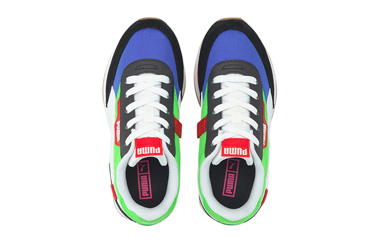 Lookbook (PS) (Enfant) Puma Future Rider Play On ''Vert Fluo'' 372351-01