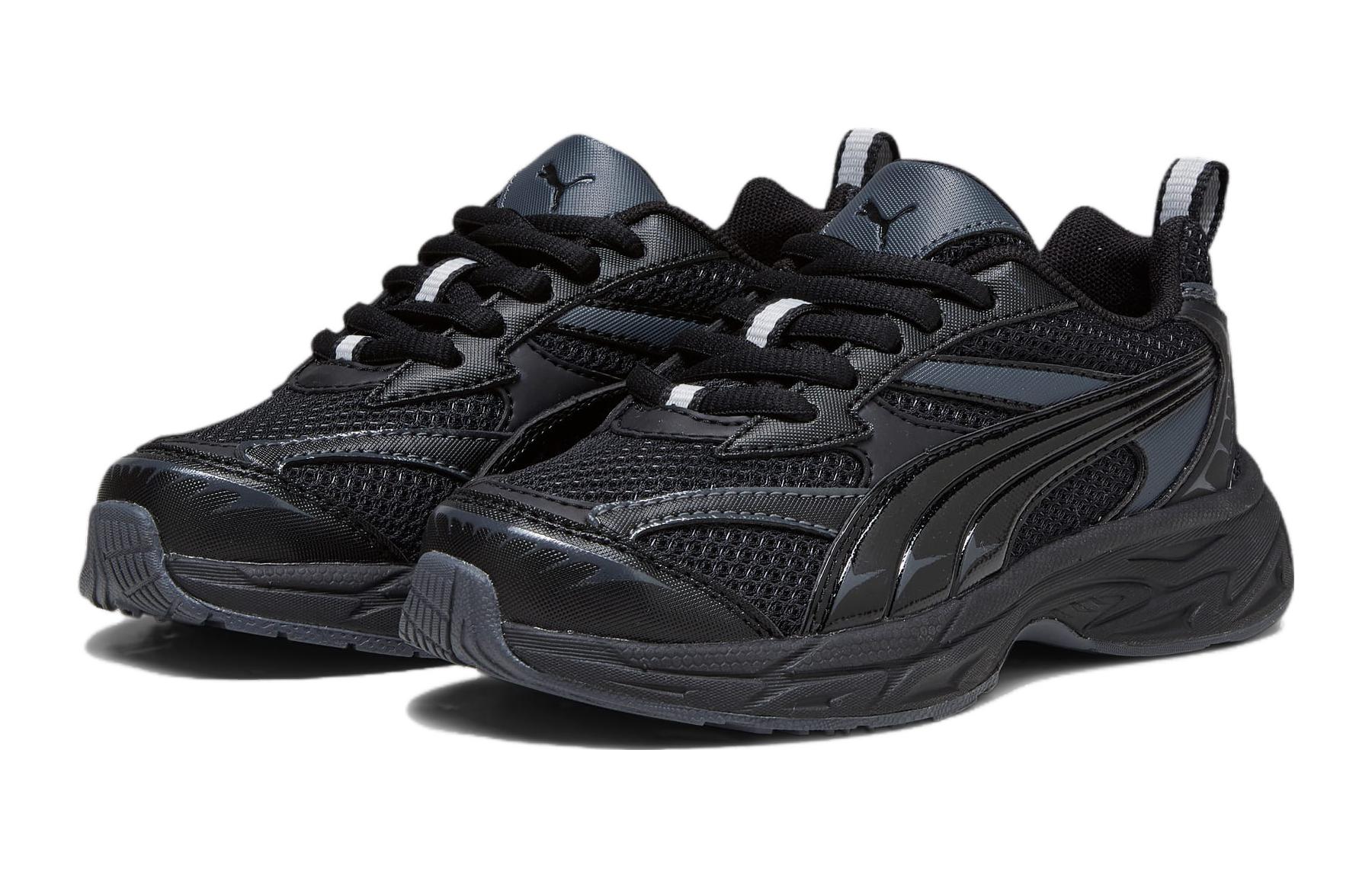 Lookbook (PS) (Zapatillas Escolares) Puma Morphic Base Niño 'Negro Gris Fuerte' 394378-04