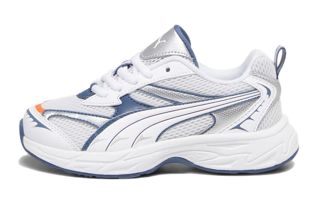 (Preschool) (Grade School) Puma Morphic Little Kid 'Feather Grey Inky Blue' 393793-02