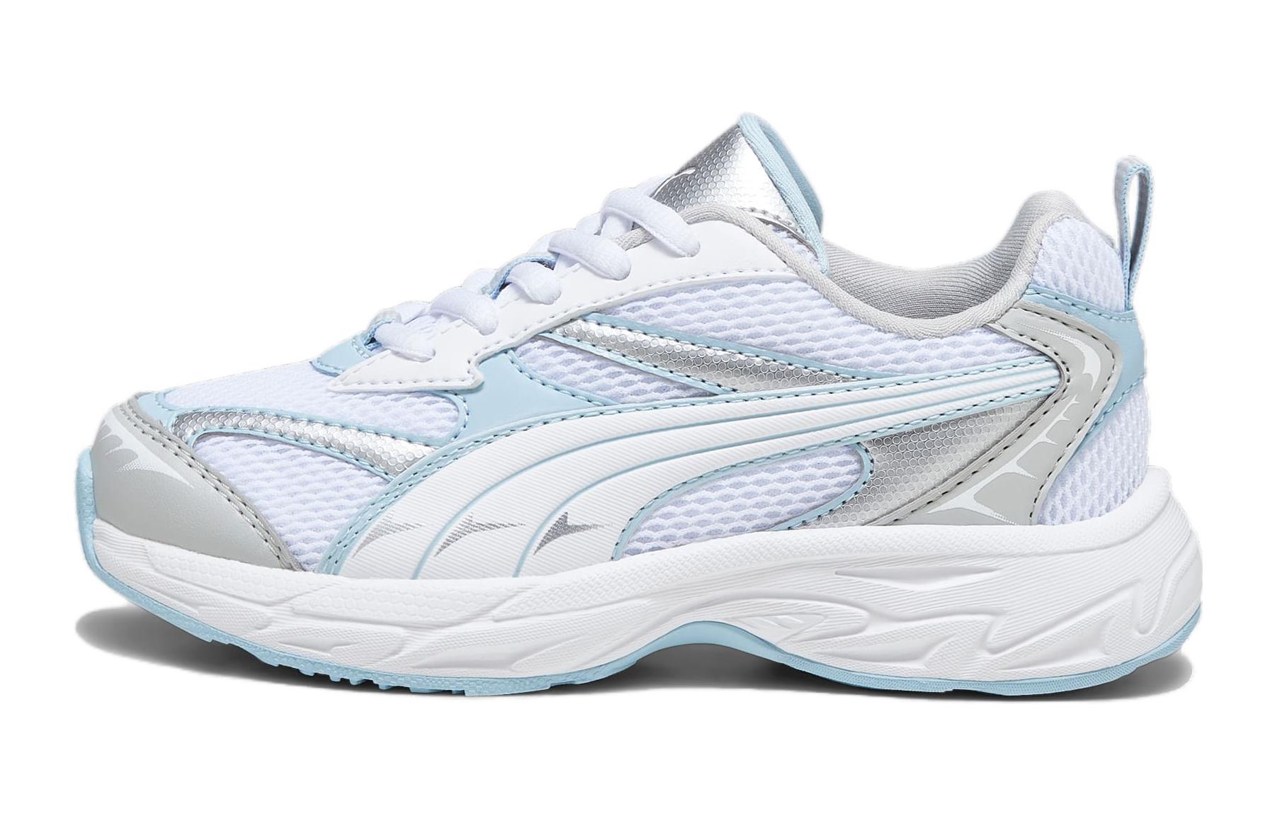 (Preschool) (Grade School) Puma Morphic Little Kid 'White Ash Grey' 393793-03