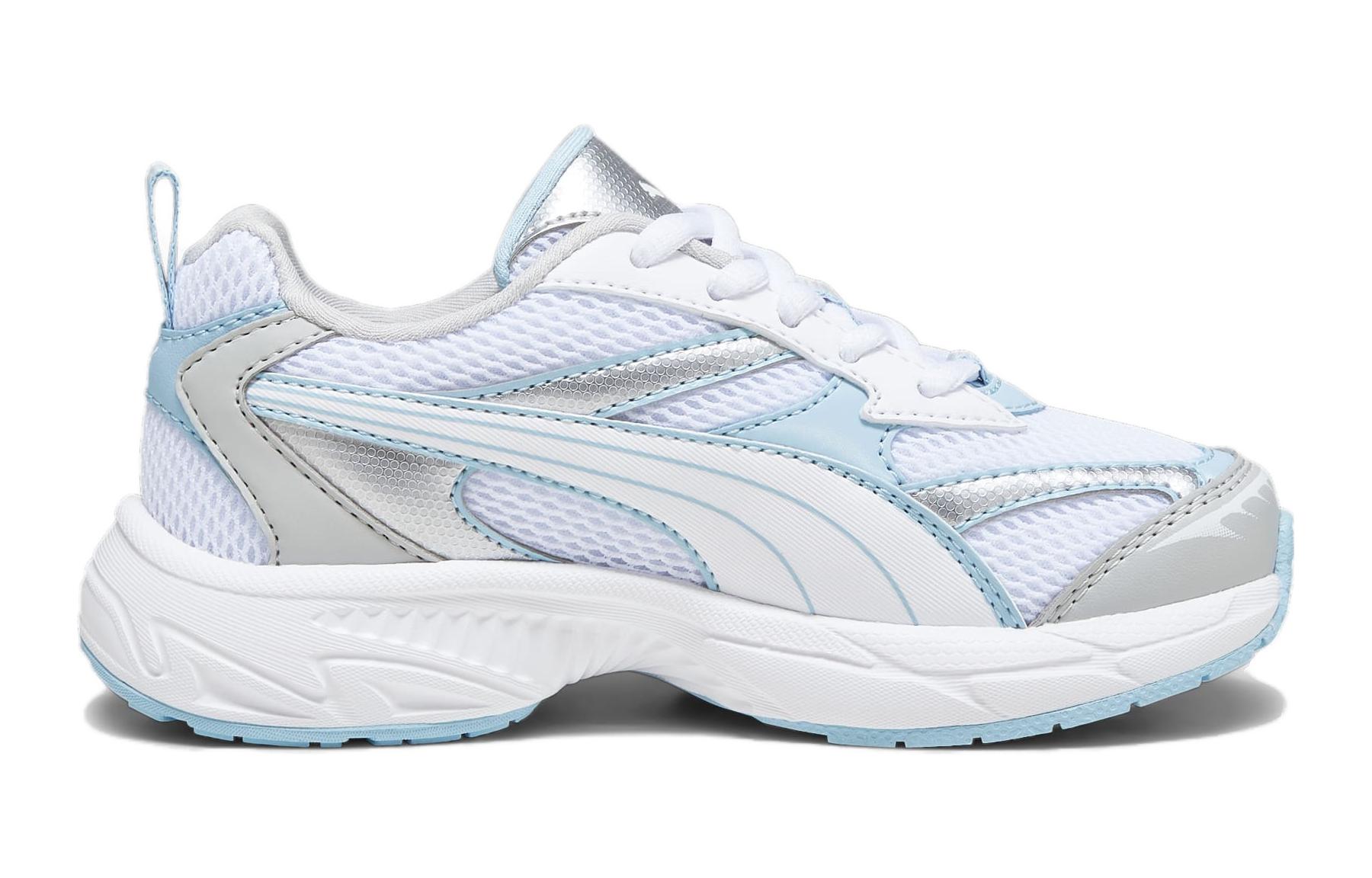 Order (PS) (Kinderschuhe) Puma Morphic Little Kid ''Weiß Aschgrau''. 393793-03