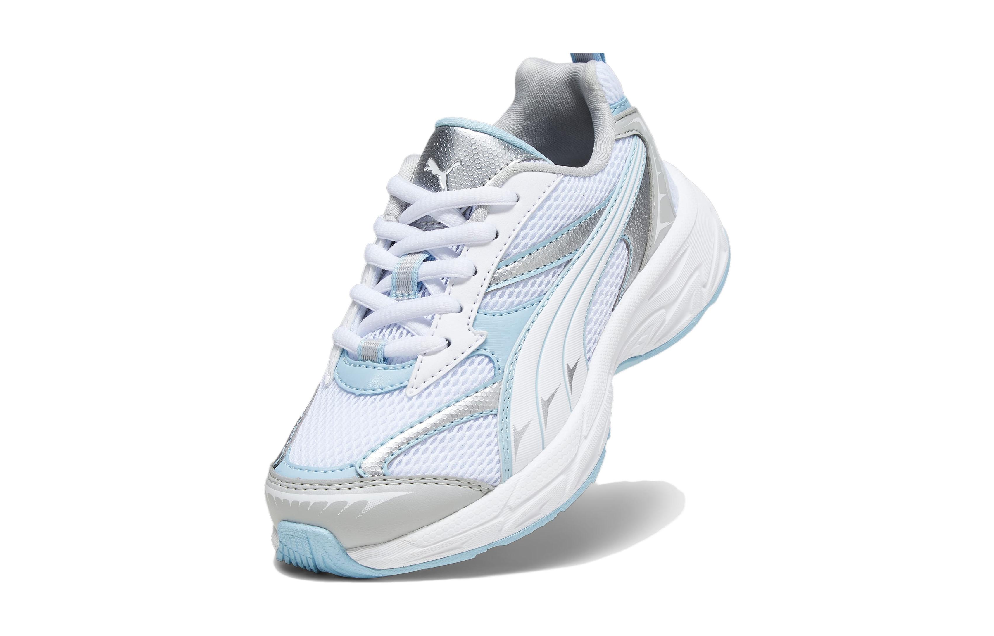 Lookbook (PS) (Kinderschuhe) Puma Morphic Little Kid ''Weiß Aschgrau''. 393793-03