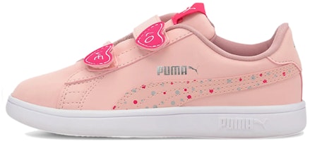 (Preschool) (Grade School) Puma Smash V2 'Candy Hearts - Peachskin' 373187-01 (Preschool) (Grade School) Puma Smash V2 'Candy Hearts - Peachskin' 373187-01