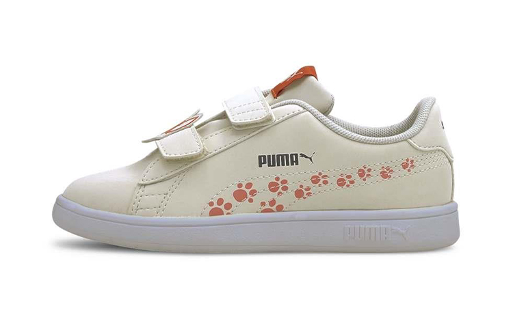 Buy (PS) 푸마 스매쉬 V2 애니멀 '베이퍼 그레이 파프리카' (초등학생) 373185-01