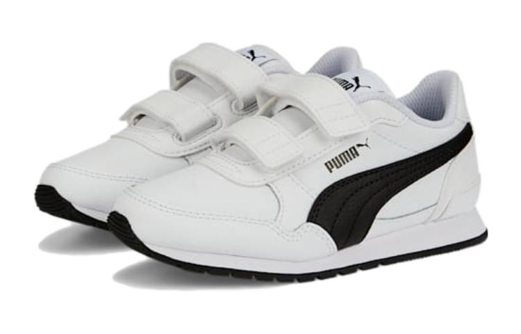 Lookbook (PS) Puma ST Runner v3 Leather Bambino ''Bianco Nero'' (Scuola Elementare) 384905-07