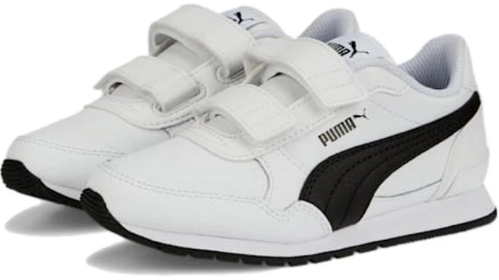 (PS) Puma ST Runner v3 Leather Bambino ''Bianco Nero'' (Scuola Elementare) 384905-07 Lookbook (PS) Puma ST Runner v3 Leather Bambino ''Bianco Nero'' (Scuola Elementare) 384905-07