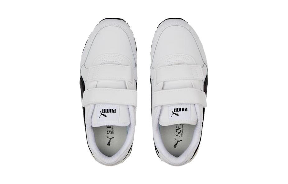 Shop (PS) Puma ST Runner v3 Leather Bambino ''Bianco Nero'' (Scuola Elementare) 384905-07