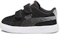 (PS) (Grade Sekolah) Puma Suede Classic Kanak-Kanak 'Malam Penuh Bintang - Hitam' 392541-02