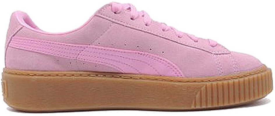 (PS) (Grade School) Puma Suede Platform 'Prism Pink' Anak-anak 363663-02 Order (PS) (Grade School) Puma Suede Platform 'Prism Pink' Anak-anak 363663-02