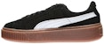 (PS) (Kanak-Kanak) Puma Suede Platform 'Snake - Hitam Gum' 363906-02
