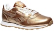 Lookbook (PS) (Kanak-kanak) Reebok Classic Leather Metallic 'Brass' BS8944