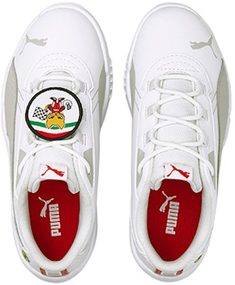 (Preschool) (Grade School) Scuderia Ferrari x Puma R-Cat Machina 'White Grey' 306887-02 Lookbook (Preschool) (Grade School) Scuderia Ferrari x Puma R-Cat Machina 'White Grey' 306887-02
